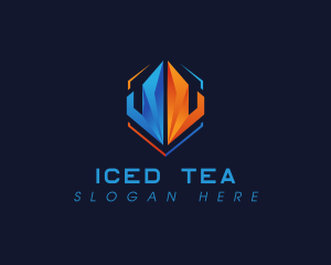 Industrial Ice Fire logo design