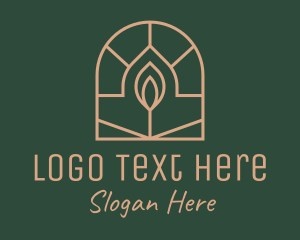 Scented Candle - Scented Candle Arch logo design