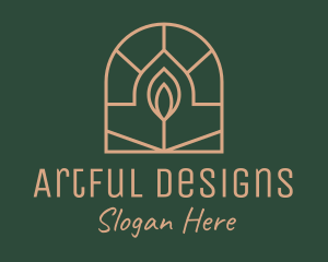 Scented Candle Arch logo design