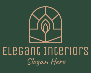 Scented Candle Arch logo design