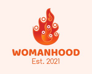 Humanitarian - Fire Family Counseling logo design