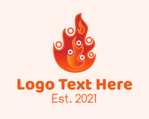 Volunteering - Fire Family Counseling logo design