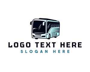 Vehicle - Shuttle Bus Transportation logo design