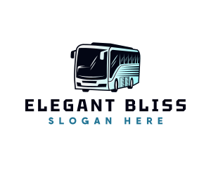 Shuttle Bus Transportation Logo