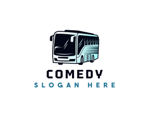 Shuttle Bus Transportation Logo