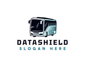 Shuttle Bus Transportation Logo