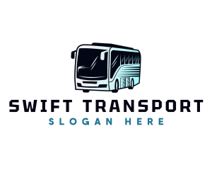 Shuttle Bus Transportation logo design