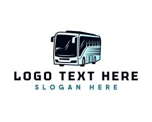 Rental - Shuttle Bus Transportation logo design