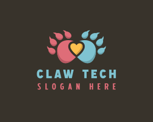 Veterinary Pet Paws logo design