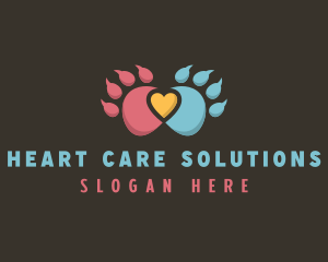 Veterinary Pet Paws logo design