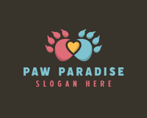 Veterinary Pet Paws logo design