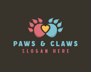 Veterinary Pet Paws logo design