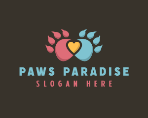 Veterinary Pet Paws logo design