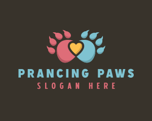 Veterinary Pet Paws logo design