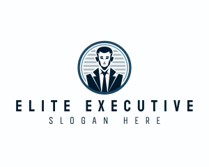 Businessman - Corporate Businessman Suit logo design