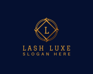 Luxe Compass Frame  logo design