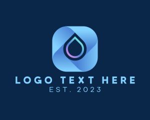 Technology - 3d Water Digital Technology logo design