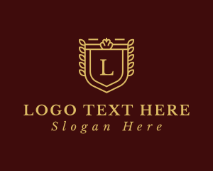 Platoon - Luxury Club Shield logo design