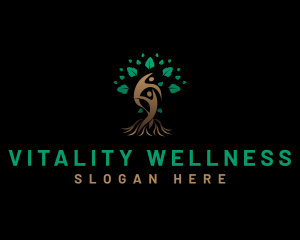 Tree Human Wellness logo design