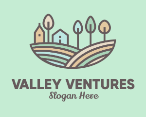 Valley - Pastel Ranch Valley logo design