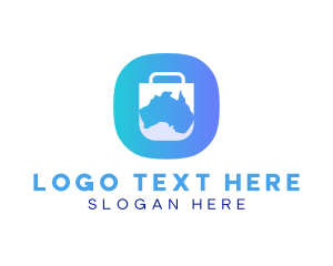 Mobile Phone - Australia Shopping App logo design