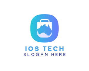 Ios - Australia Shopping App logo design