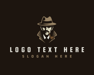 Mobster - Mysterious Detective Spy logo design