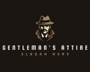 Mysterious Detective Spy logo design