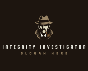 Mysterious Detective Spy logo design