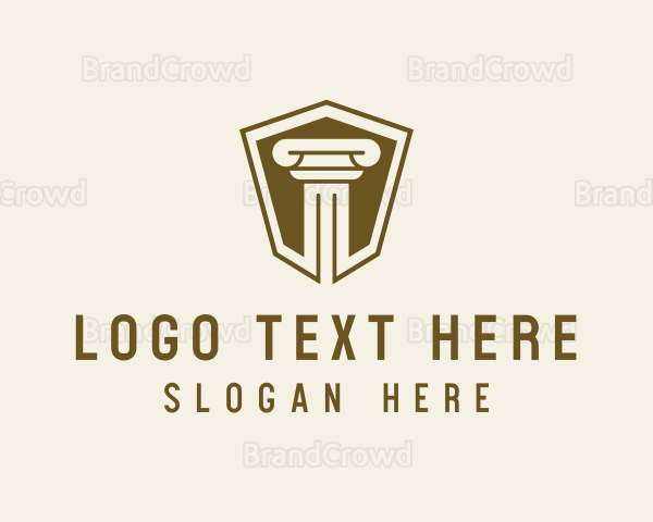 Shield Column Law Firm Logo