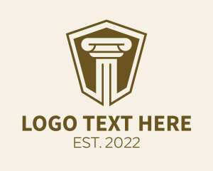 Classic Column Law Firm Logo