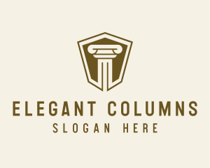 Shield Column Law Firm logo design