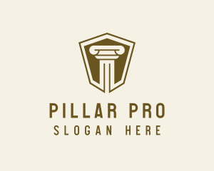 Shield Column Law Firm logo design