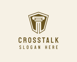 Shield Column Law Firm logo design