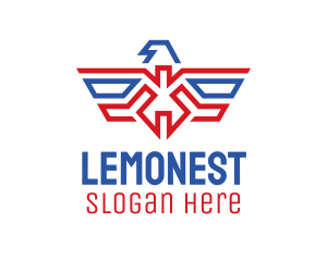 Pilot Training - American Eagle Crest logo design