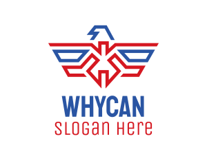 Hawk - American Eagle Crest logo design