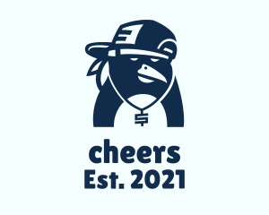 Producer - Blue Rapper Penguin logo design