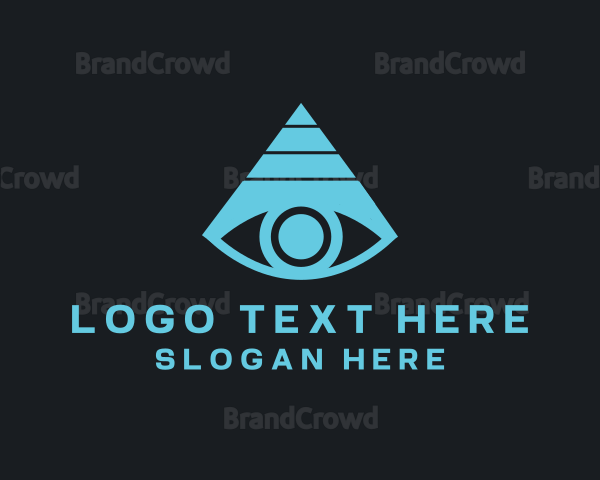 Eye Pyramid Triangle Logo