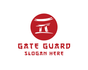 Gate - Torii Gate Japan Temple logo design