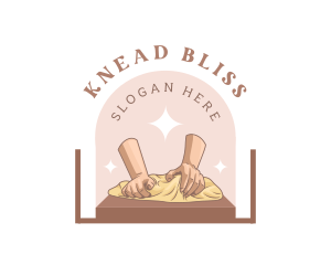 Kneading Dough Bakeshop logo design