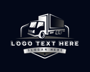 Trailer - Truck Logistics Freight logo design