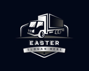 Vehicle - Truck Logistics Freight logo design