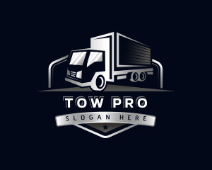 Tow - Truck Logistics Freight logo design