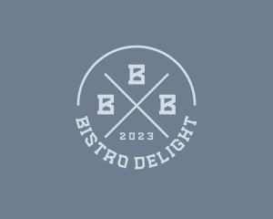 Hipster Pub Bistro logo design