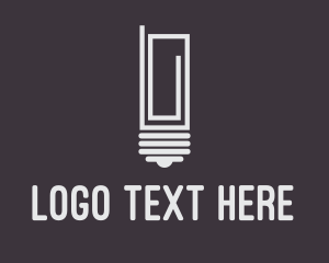 Office Supplies - Idea Paper Clip logo design