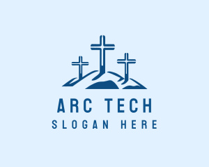 Arc - Religious Cross Worship logo design