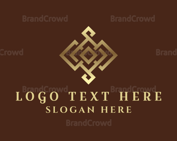 Diamond Tile Pattern Logo