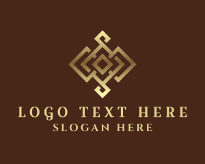 Premium - Diamond Tile Pattern logo design