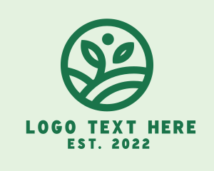 Natural - Natural Farm Hill logo design