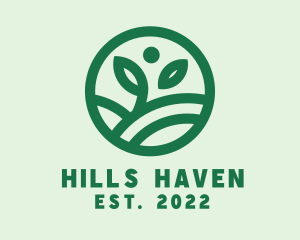 Natural Farm Hill logo design